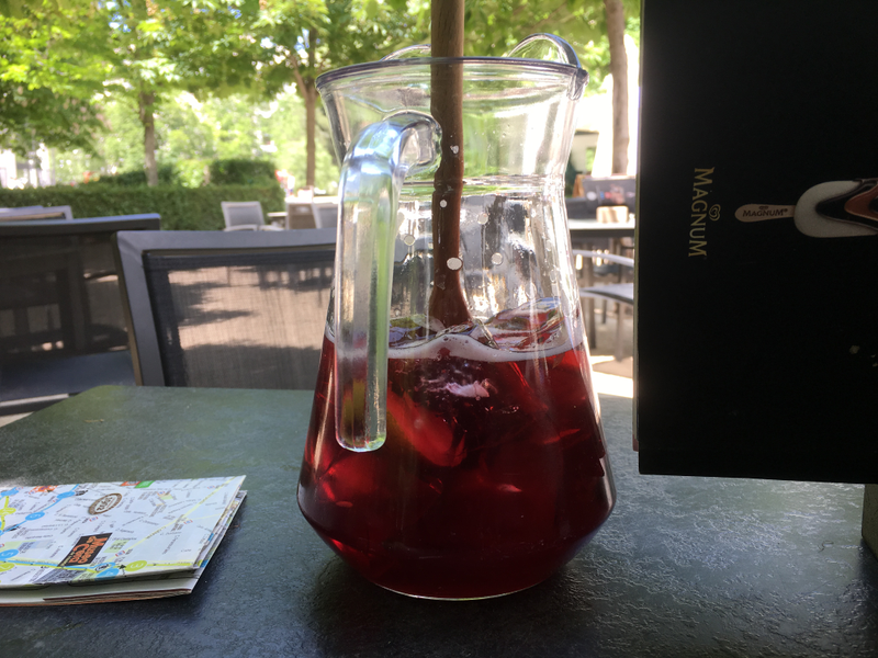 Sangria in El Retiro Park